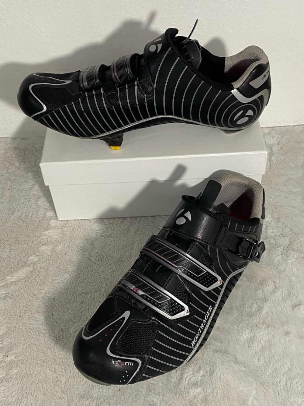 Bontrager Inform RL Road Carbon Sole Cycling Shoes Men’s Size 12.5 Wide Black